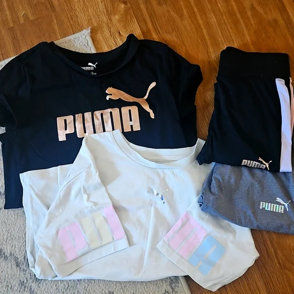 Girl's PUMA 2 piece leggings sets - Picture 1 of 4